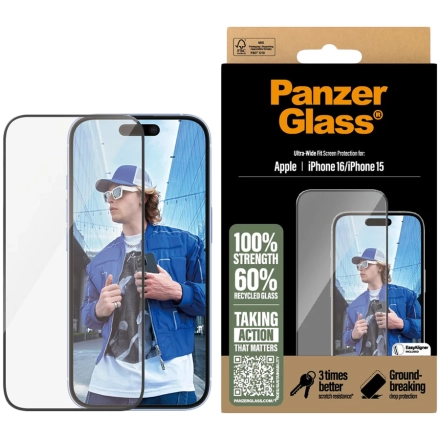 Защитное стекло PANZERGLASS для iPhone 16/15