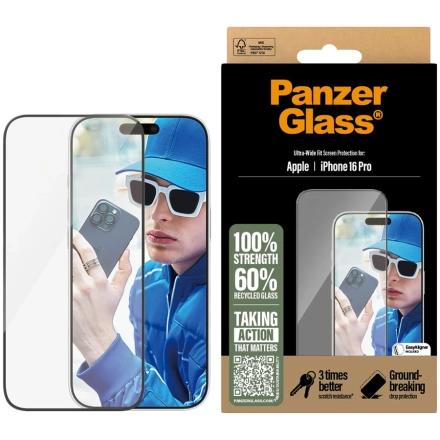 Защитное стекло PANZERGLASS для iPhone 16 Pro