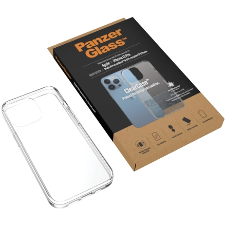 Чехол PANZERGLASS ClearCase для iPhone 13 Pro, Прозрачный