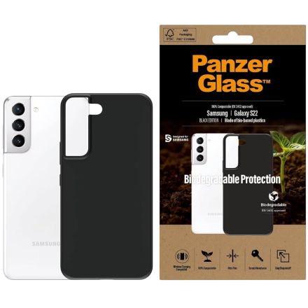 Чехол PANZERGLASS Biodegradable для Samsung Galaxy S22, Прозрачный
