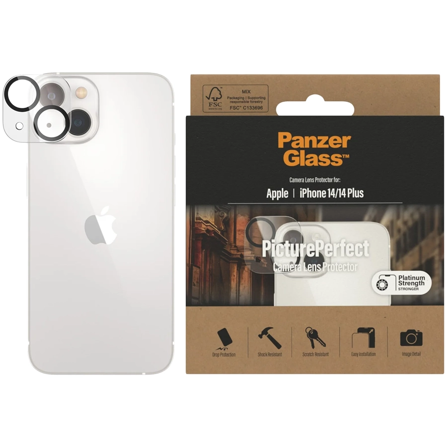 Защитное покрытие камеры PANZERGLASS PicturePerfect для iPhone 14/14 Plus