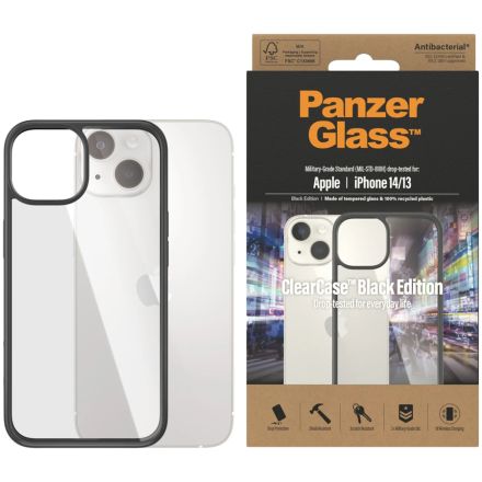 Защитный чехол PANZERGLASS ClearCase для iPhone 13/14, Чёрный