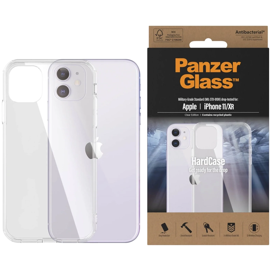 Защитный чехол PANZERGLASS HardCase для iPhone XR/11, Прозрачный