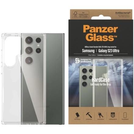 Защитный чехол PANZERGLASS HardCase для Samsung Galaxy S23 Ultra, Прозрачный