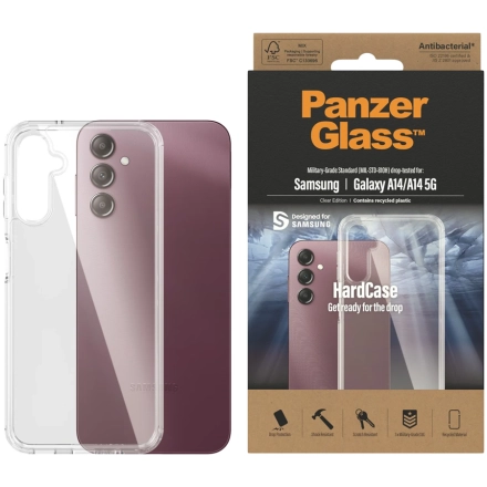 Защитный чехол PANZERGLASS HardCase для Samsung Galaxy A14, Прозрачный