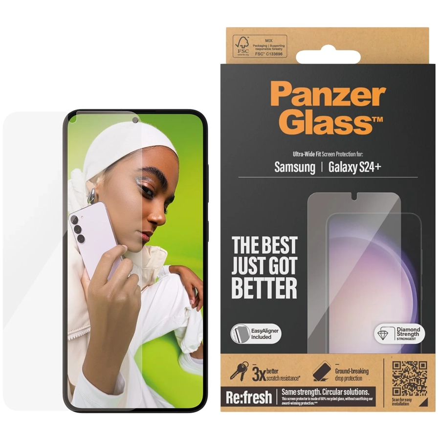 Защитное стекло PANZERGLASS для Samsung Galaxy S24 Plus