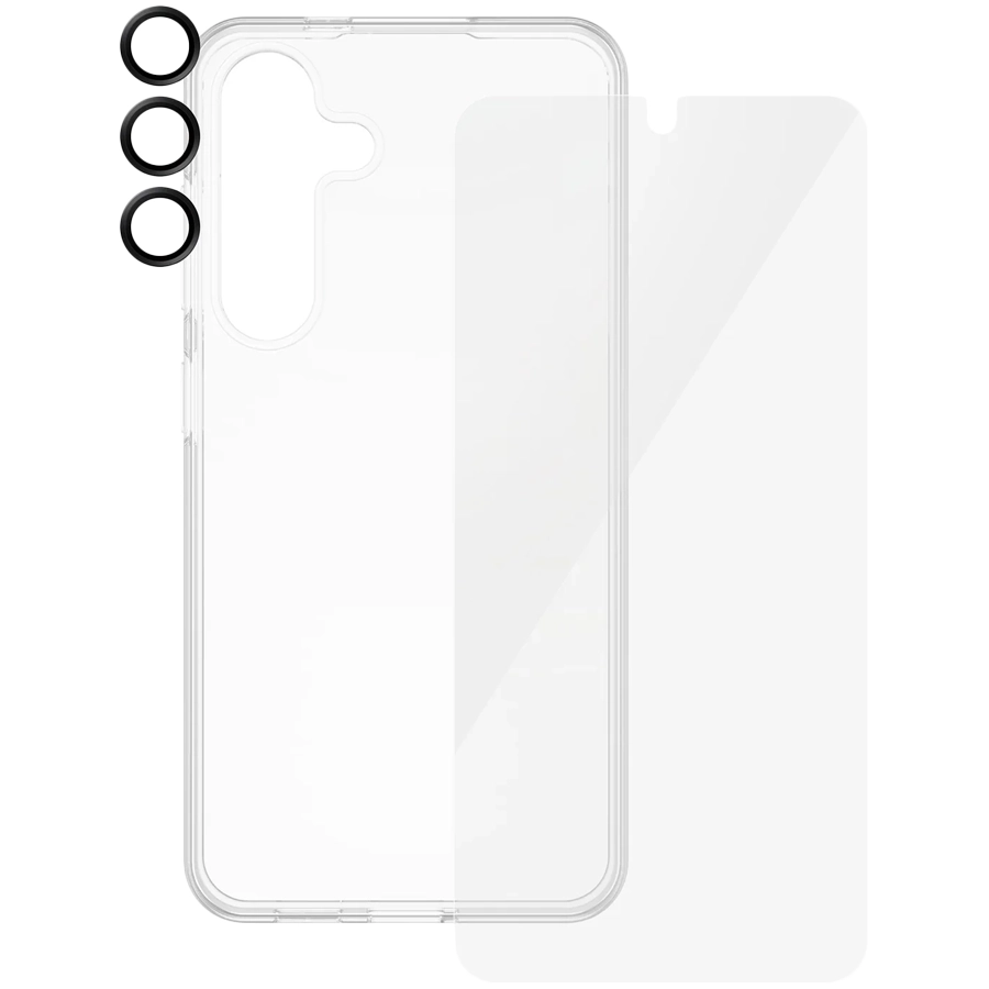 Чехол PANZERGLASS 2-in-1 Protection Pack для Samsung Galaxy S24, Прозрачный
