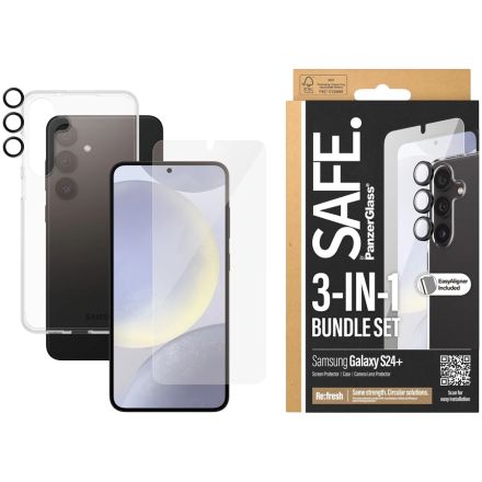 Чехол PANZERGLASS 2-in-1 Protection Pack для Samsung Galaxy S24 Plus, Прозрачный
