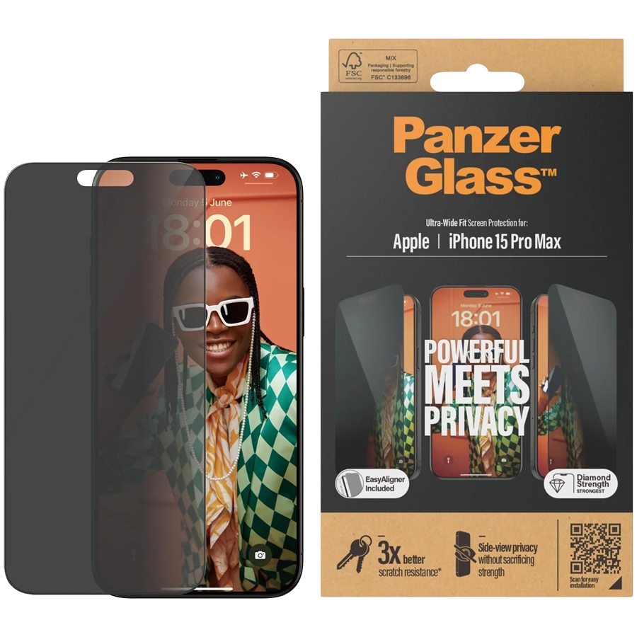 Защитное стекло PANZERGLASS для iPhone 15 Pro Max