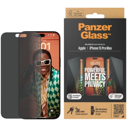 Защитное стекло PANZERGLASS для iPhone 15 Pro Max