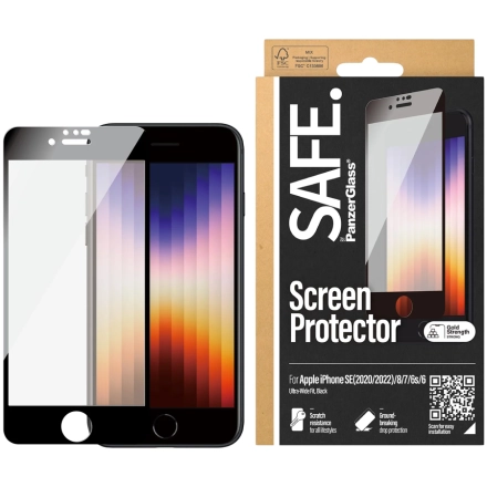 Защитное закаленное стекло PANZERGLASS для iPhone 6/6s/SE (3-го поколения)/SE (2-го поколения)/8/7