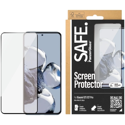 Защитное закаленное стекло PANZERGLASS для Xiaomi 12T/Xiaomi 12T Pro