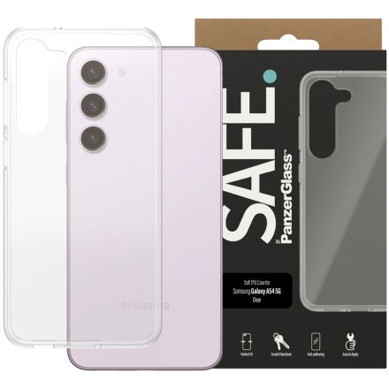 Чехол PANZERGLASS SAFE. by PanzerGlass Case для Samsung Galaxy S23 Plus, Прозрачный