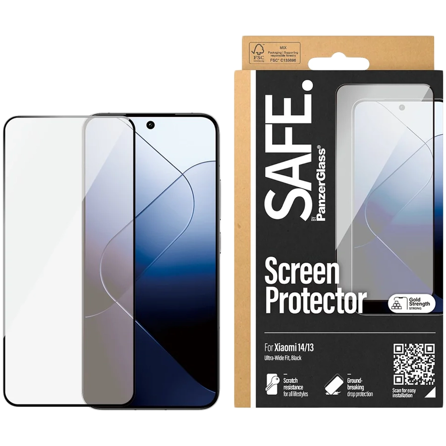 Защитное закаленное стекло PANZERGLASS для Xiaomi 13/Xiaomi 14