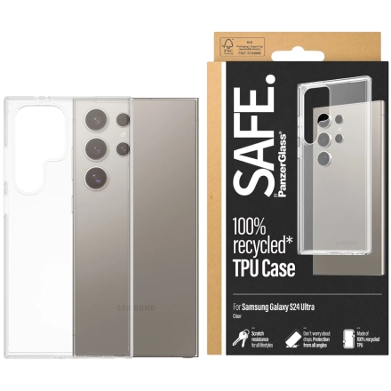 Чехол PANZERGLASS TPU Case для Samsung Galaxy S24 Ultra, Прозрачный