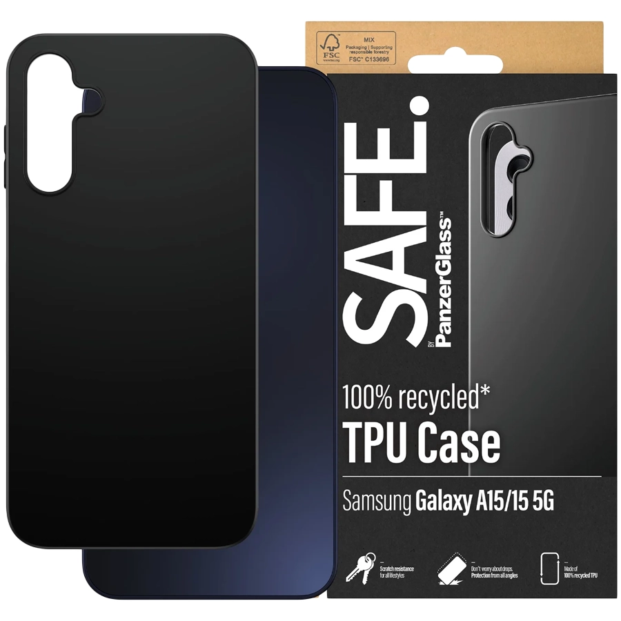 Чехол PANZERGLASS TPU Case для Samsung Galaxy A14, Чёрный