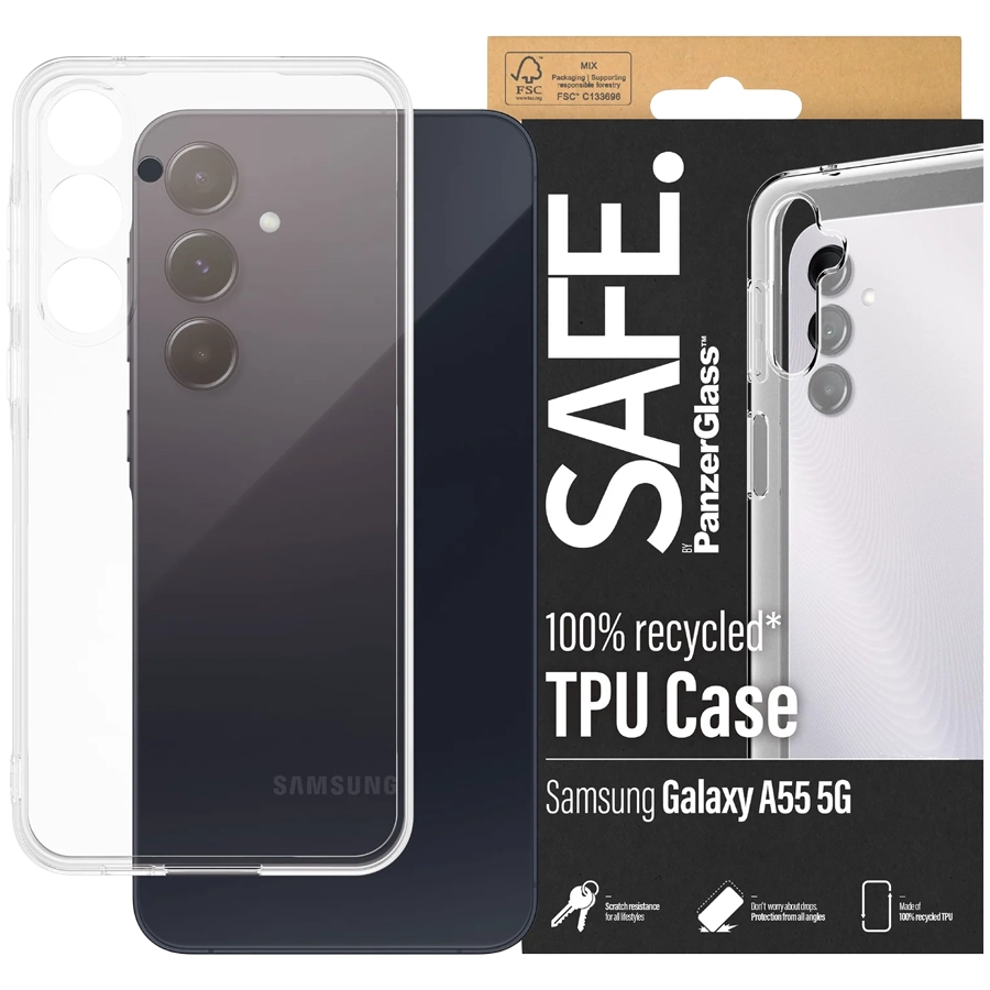 Чехол PANZERGLASS TPU Case для Samsung Galaxy A54, Прозрачный