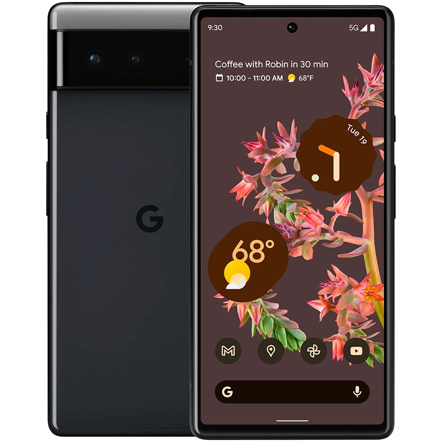 画面割れ　Google Pixel 6 128GB 　ストーミーブラック 赤ロム】Google Pixel 6 ストーミーブラック Softbank版 画面割れ