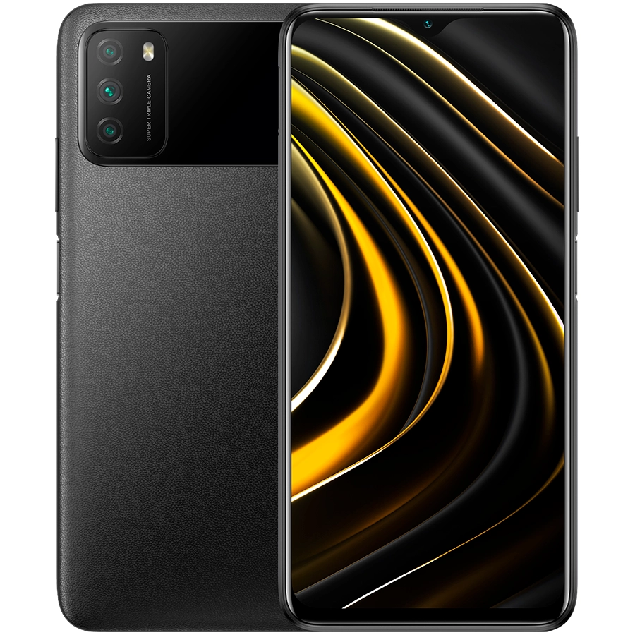 Купить Xiaomi Poco M3 64 ГБ Power Black в Минске