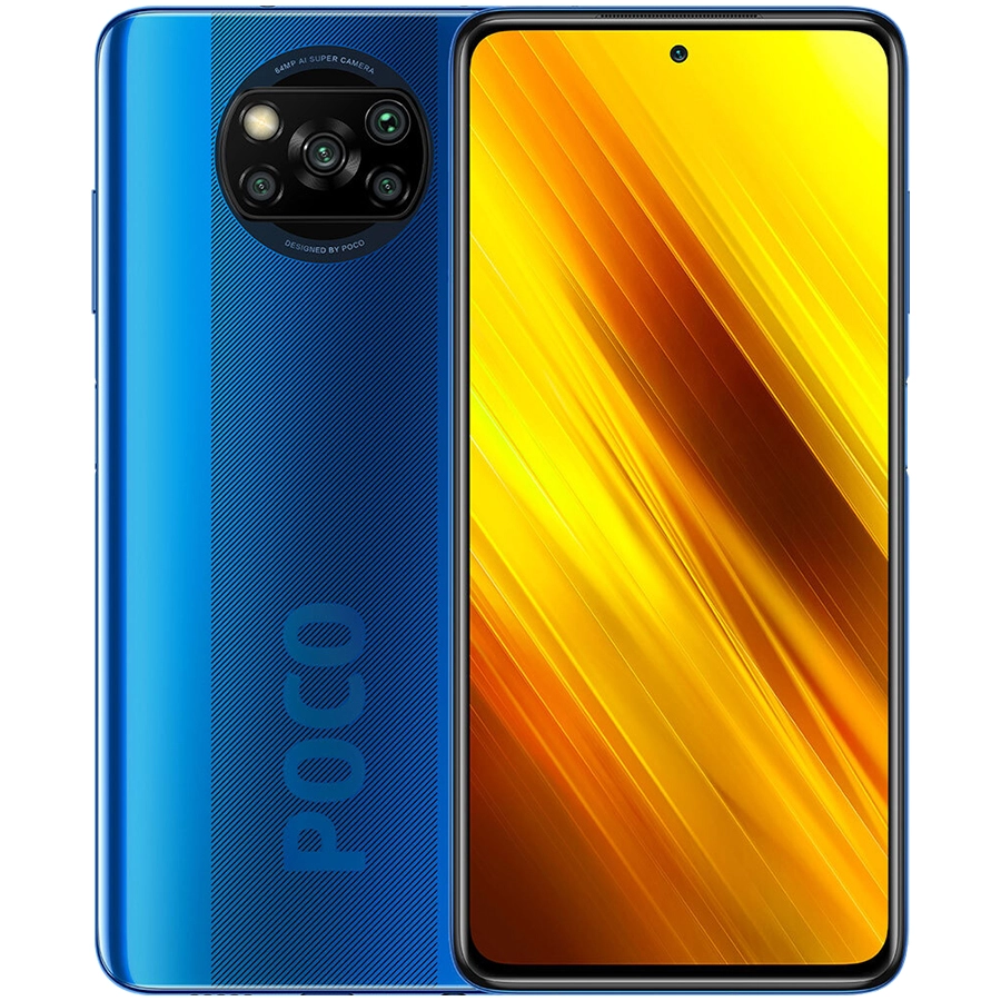 POCO X3 64 ГБ Cobalt Blue