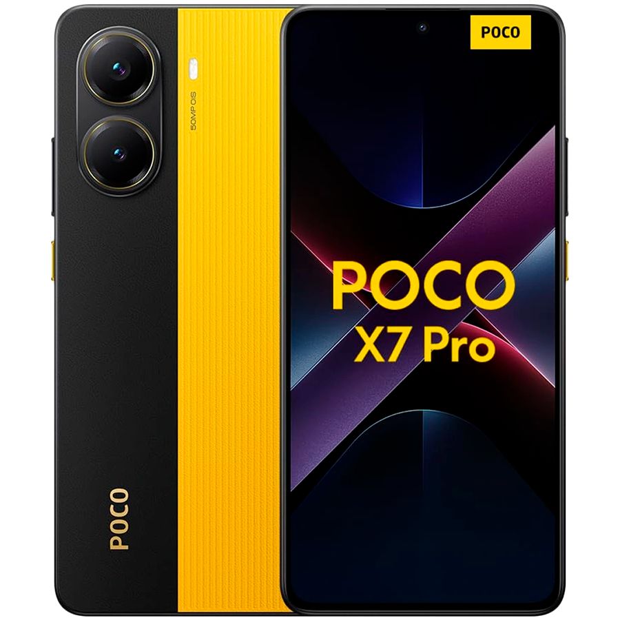 Купить Xiaomi Poco X7 Pro 256 ГБ Чёрно-жёлтый