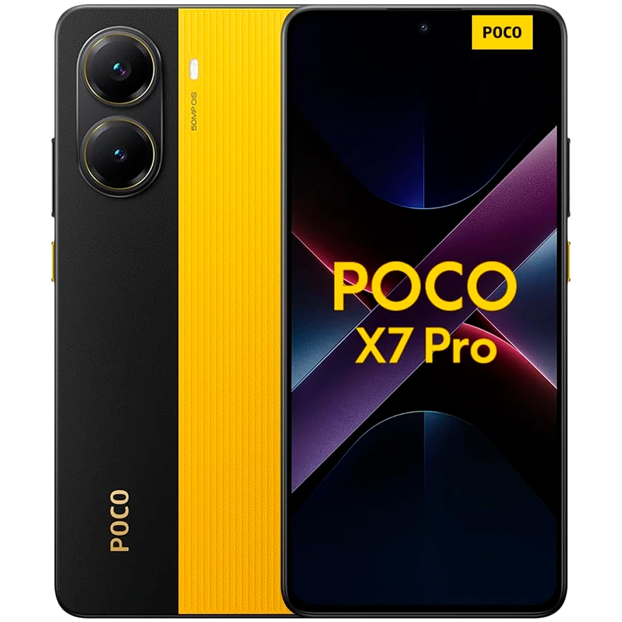 Купить Xiaomi Poco X7 Pro 256 ГБ Чёрно-жёлтый