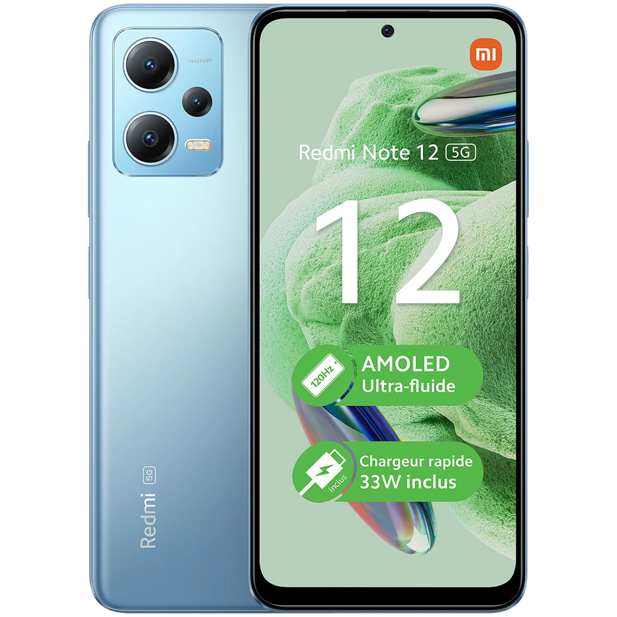 Купить Xiaomi Redmi Note 12 5G 128 ГБ Mystique Blue