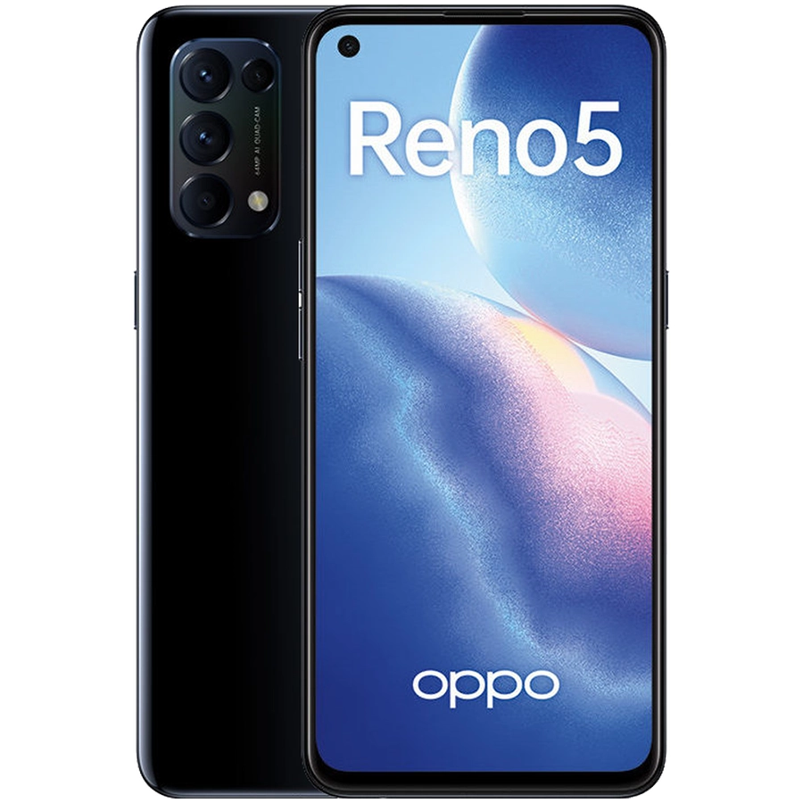 Купить Oppo Reno5 4G 128 ГБ Чёрный