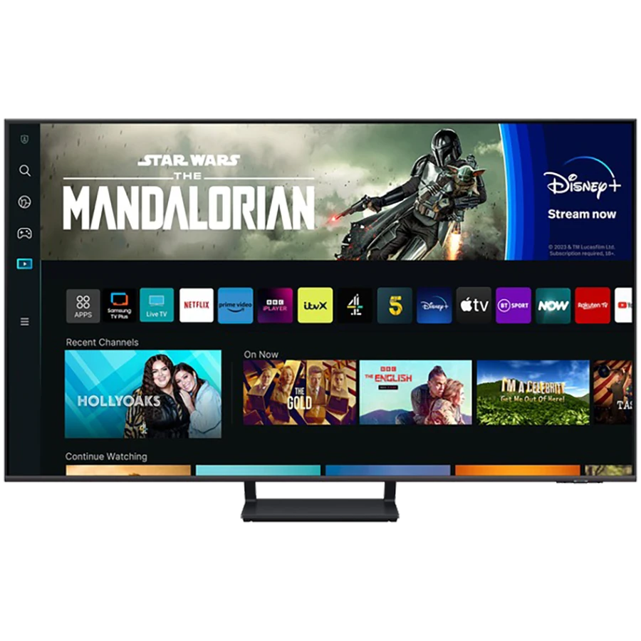 Samsung TV QLED, 65", UHD 4K, Titan Gray (GQ65Q70CAT)