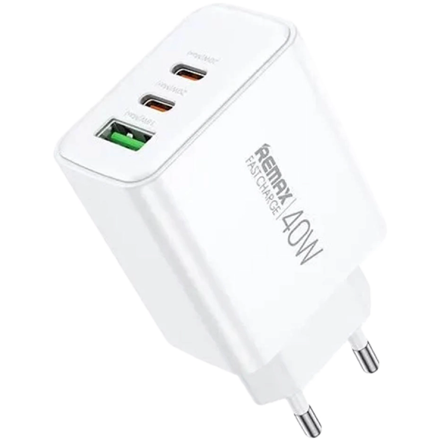 Адаптер питания REMAX 3*USB/USB-C USB Type-A, 2*USB Type C, 40 Вт