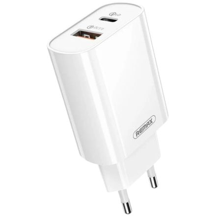 Адаптер питания REMAX 2*USB/USB-C, 18 Вт
