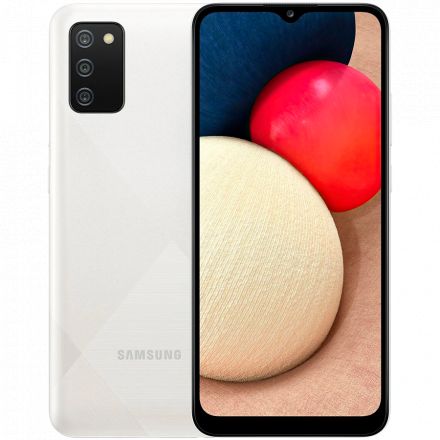 Samsung Galaxy A02s 32 ГБ White в Полтаві
