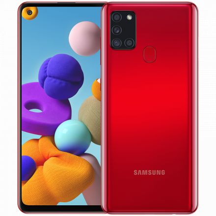 Samsung Galaxy A21s 32 ГБ Red в Дрогобичі