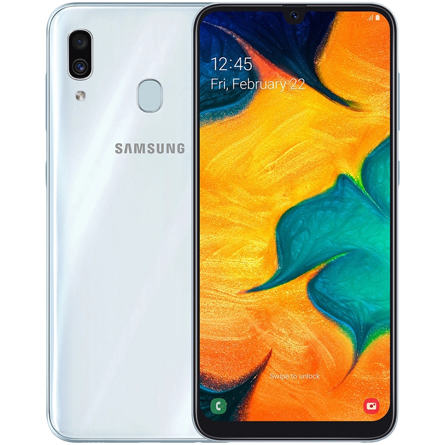 Купить Samsung Galaxy A30 64 ГБ Белый