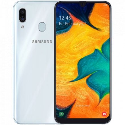 Samsung Galaxy A30 64 ГБ Белый