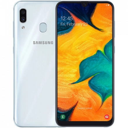 Samsung Galaxy A30 64 ГБ Белый