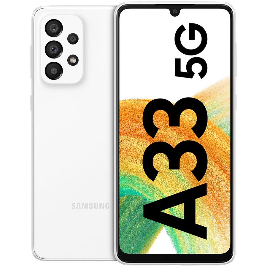 Мобільний телефон Samsung Galaxy A33 5G (A336B) 128Gb White (SM-A336BZWGSEK) Б\В