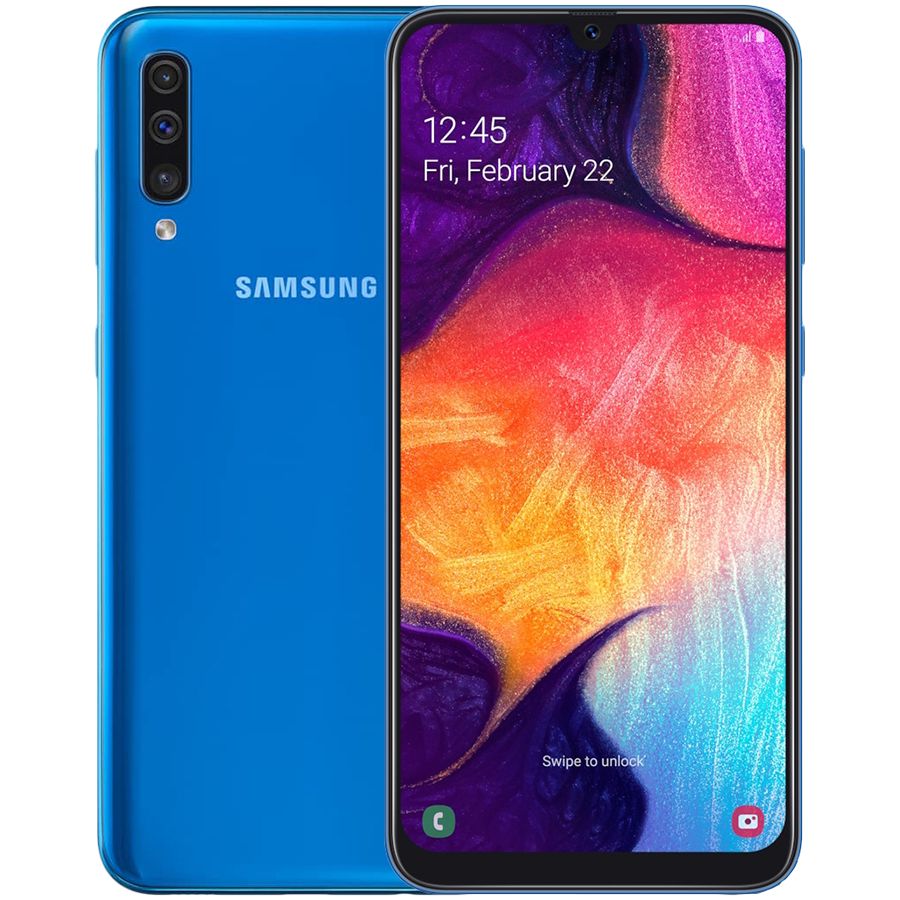 Мобильный телефон Samsung Galaxy A50 (A505F) 64Gb Blue (SM-A505FZBUSEK) Б\У