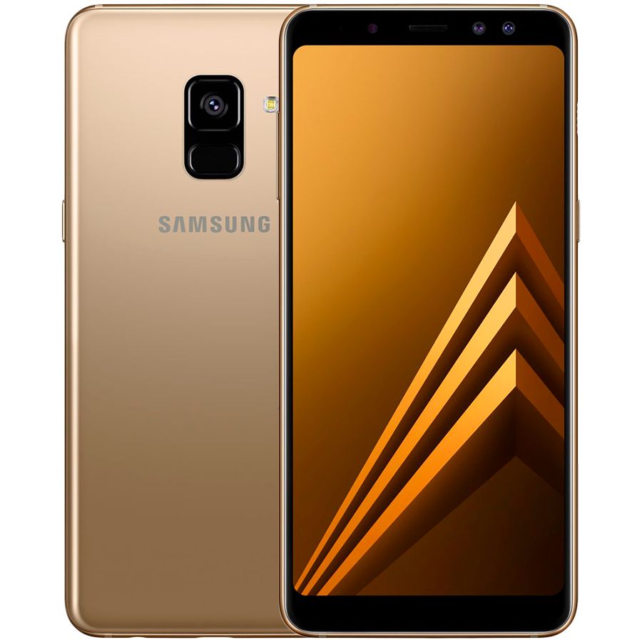 Мобільний телефон Samsung Galaxy A8+ 2018 (A730F) 32Gb Gold (SM-A730FZDDSEK) Б\В