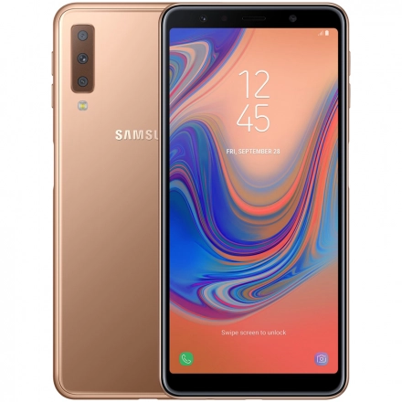 Samsung Galaxy A7 2018 64 ГБ Золотой