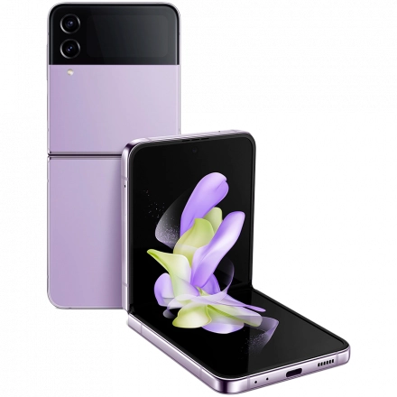 Samsung Galaxy Z Flip 4 Bora Purple ジャンク Samsung Galaxy Z Flip4 SM-F721U 128GB Bora Purple Unlocked W081259 スマートフォン本体