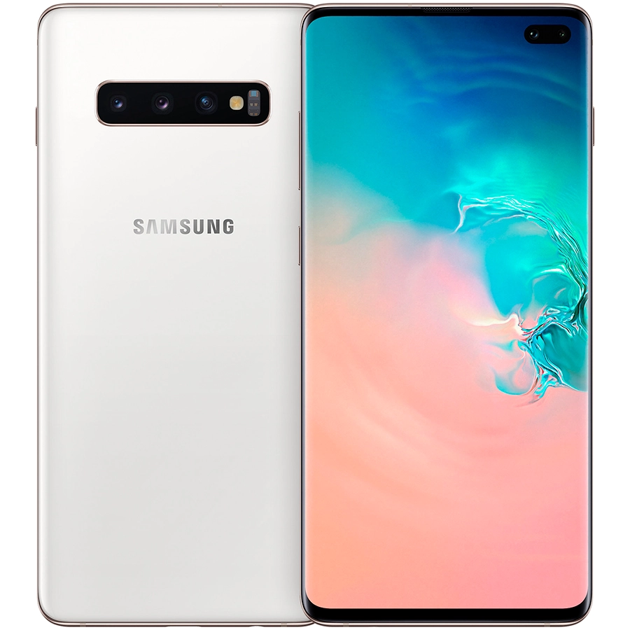 Samsung Galaxy S10+ 128 ГБ Керамический белый SM-G975FCWDSEK б/у