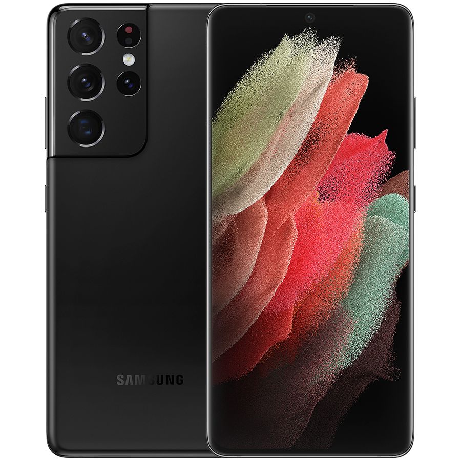 Мобільний телефон Samsung Galaxy S21 Ultra (G998B) 256Gb Phantom Black (SM-G998BZKGSEK) Б\В
