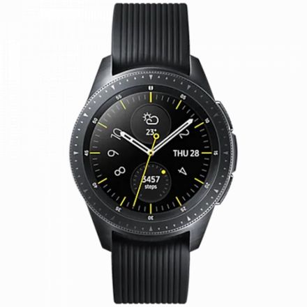 Samsung Galaxy Watch 42mm BT (1.20", 360x360, 4 ГБ, Tizen, Bluetooth 4.2) Midnight Black в Чорноморську