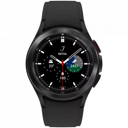 Samsung Galaxy Watch 4 Classic (1.20", 396x396, 16 ГБ, Wear OS, Bluetooth 5.0) Чорний у Львові
