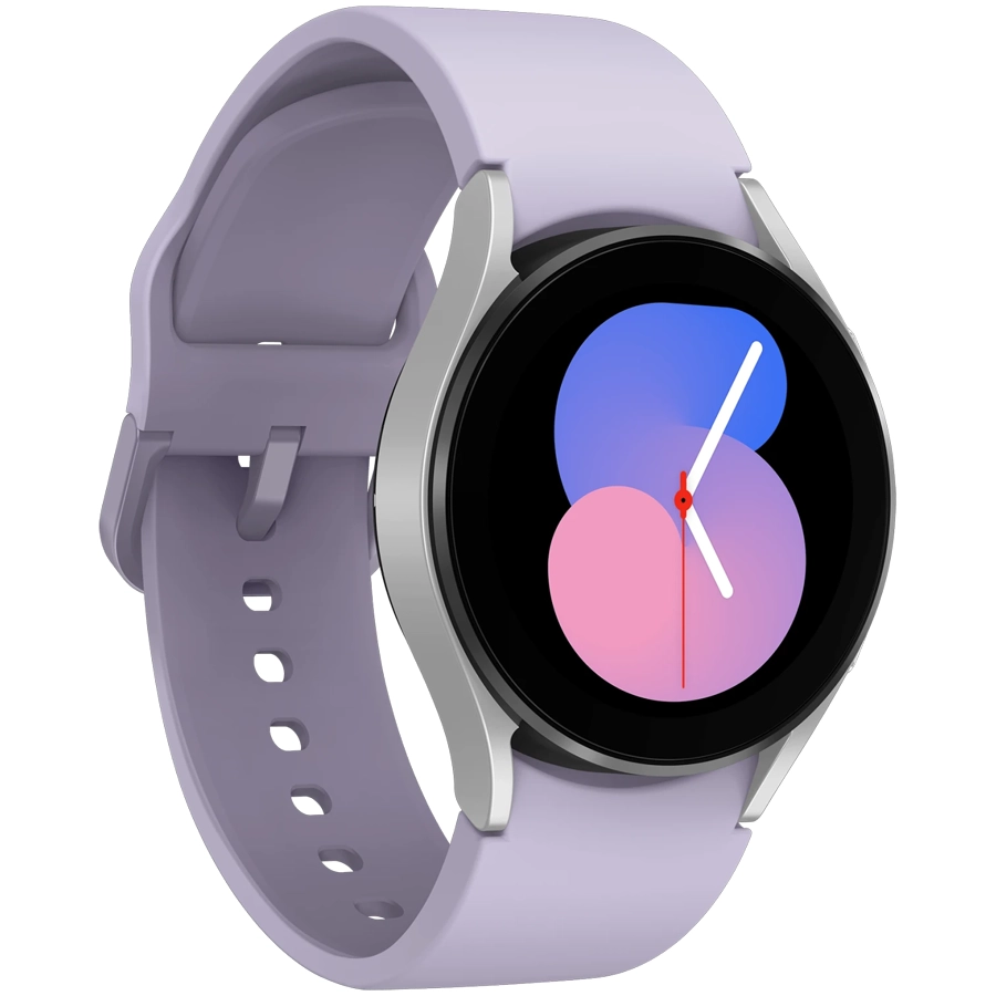 Samsung Galaxy Watch 5 40mm BT (1.20", 396x396, 16 ГБ, Watch OS, Bluetooth 5.2) ) Серебристый