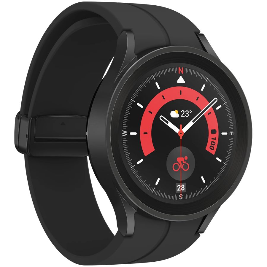 Смарт годинник Galaxy Watch 5 Pro 45mm (R920N) Black Titanium (SM-R920NZKASEK) Б\В