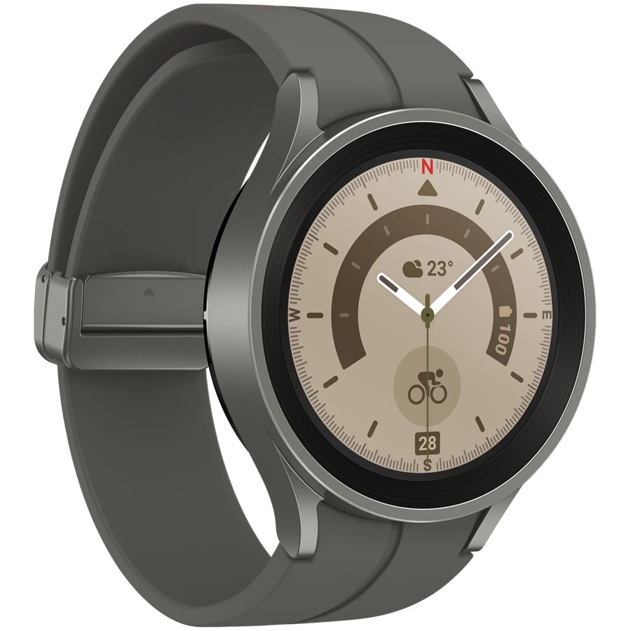 Смарт годинник Galaxy Watch 5 Pro 45mm (R920N) Gray Titanium (SM-R920NZTASEK) Б\В
