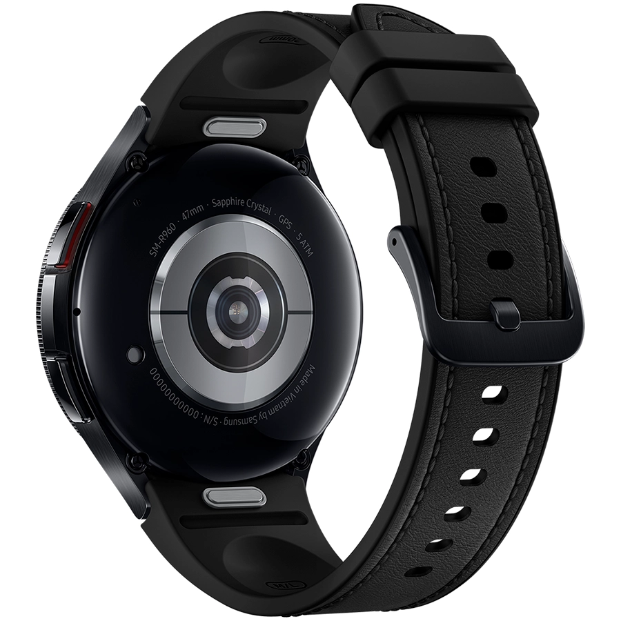 Samsung Galaxy Watch 6 Classic 47mm BT (1.50", 480x480, 16 ГБ, Wear OS, Bluetooth 5.3) ) Чёрный