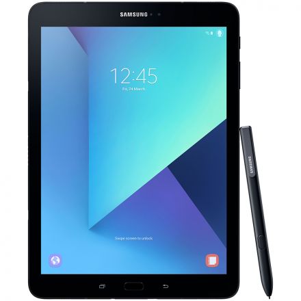 Samsung Galaxy Tab S3 (9.7'',2048x1536,32 ГБ,Android 7.0,Магнітна поверхня, Чорний в Тернополі